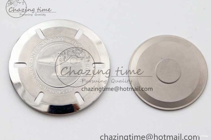 MIROTIME 0421 Vibrant Mark XVIII IW327001 SS M+F 1:1 Best Edition Black Dial on Black Leather Strap A 7055